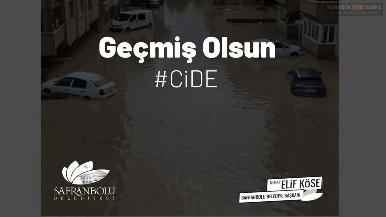 BAŞKAN KÖSE’DEN CİDE’YE GEÇMİŞ OLSUN MESAJI