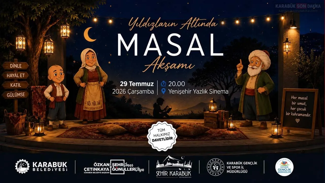 YENİŞEHİR YAZLIK SİNEMA’DA ÇOCUKLAR İÇİN MASAL GECESİ