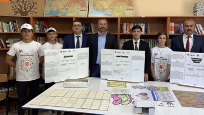 Eskipazar Belediye Başkanı Serkan Cıva, Üçevler Ortaokulu 4006 TÜBİTAK Bilim