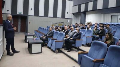 Gençlik ve Spor İl Müdürü Coşkun Güven, Yenişehir Salonu'nda yurt