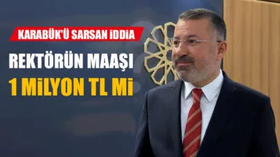 Karabük Net Haber'den Ergün Başkaya'nın iddiasına göre, KBÜ Rektörü Fatih