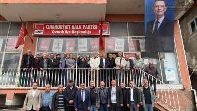 CHP bayramlaşma turlarına devam eden Safranbolu Belediye Başkanı Elif Köse,