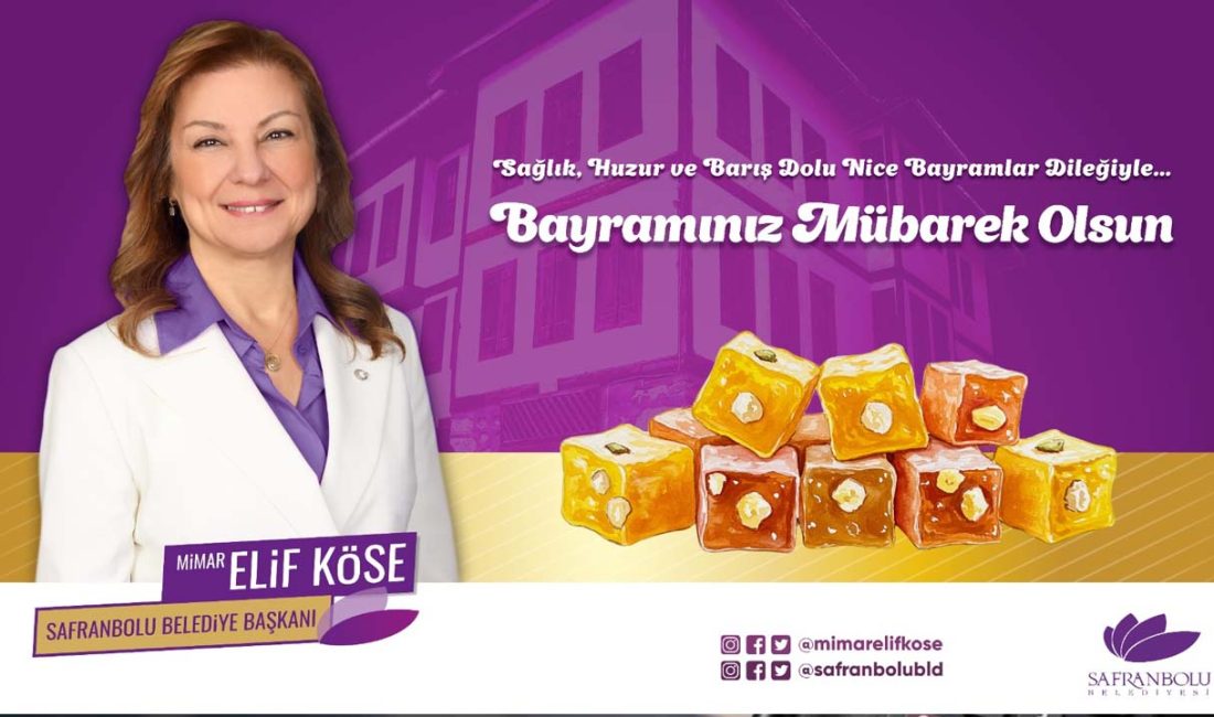 Safranbolu Belediye Başkanı Elif Köse, Kurban Bayramı mesajında ekonomik sıkıntılara,