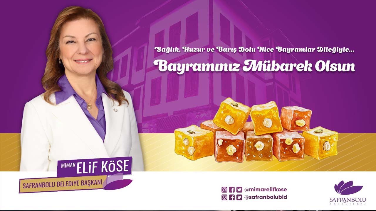 Safranbolu Belediye Başkanı Elif Köse, Kurban Bayramı mesajında ekonomik sıkıntılara,