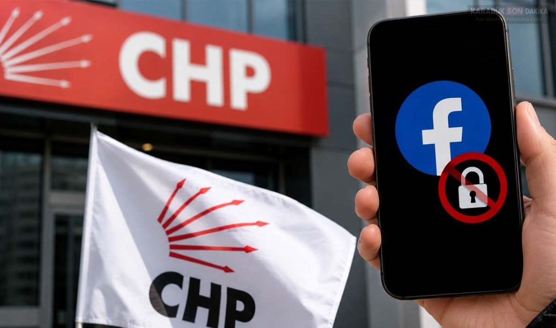 CHP Karabük İl Başkanlığı, resmi Facebook hesabı yönetiminin Genel Merkez