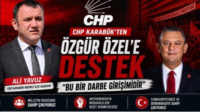 CHP Karabük Merkez İlçe Başkanı Ali Yavuz, partideki kurultay tartışmaları