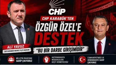 CHP Karabük Merkez İlçe Başkanı Ali Yavuz, partideki kurultay tartışmaları