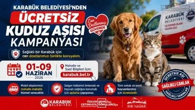 Karabük Belediyesi, kentteki can dostlar için ücretsiz kuduz aşısı kampanyası
