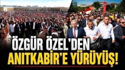 CHP Genel Başkanı Özgür Özel, Ankara Güvenpark’taki bayramlaşma programının ardından