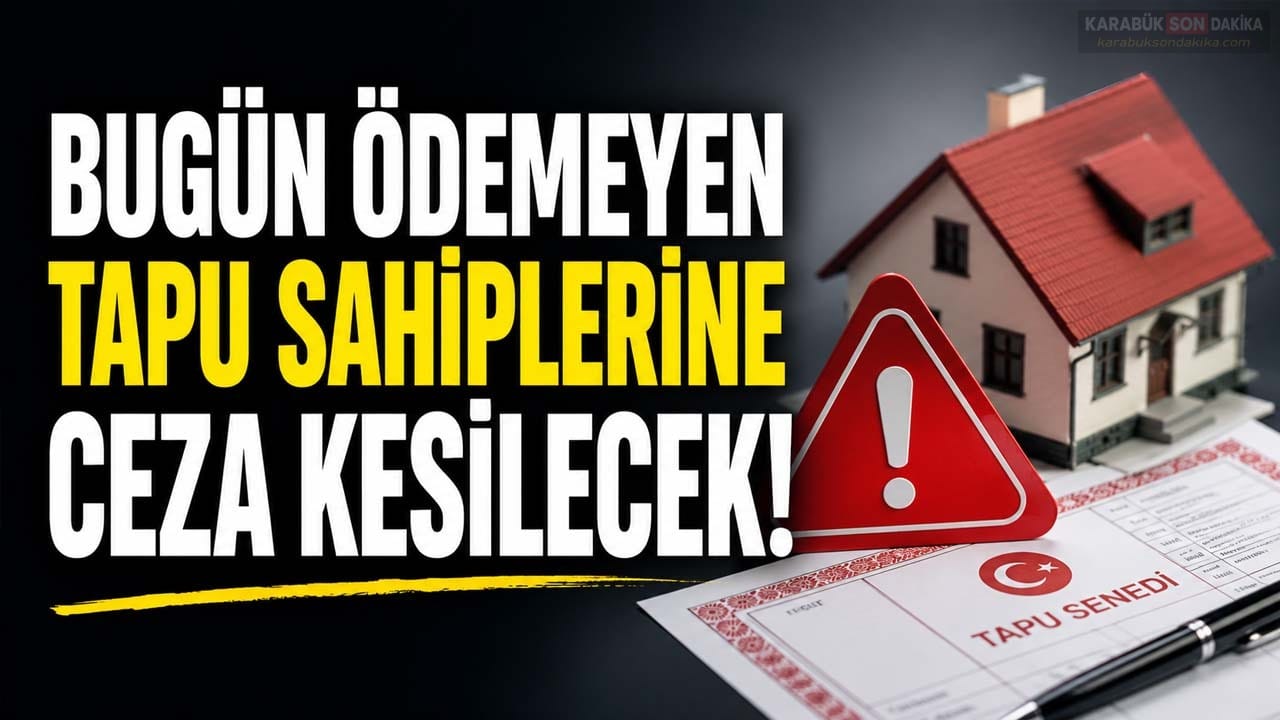 Emlak vergisinin ilk taksitinde son gün geldi. Ödeme yapmayan mülk