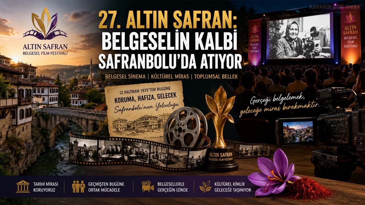 27. ALTIN SAFRAN: BELGESELİN KALBİ SAFRANBOLU'DA ATIYOR 1 27. Altın Safran: Belgeselin Kalbi Safranbolu'da Atıyor