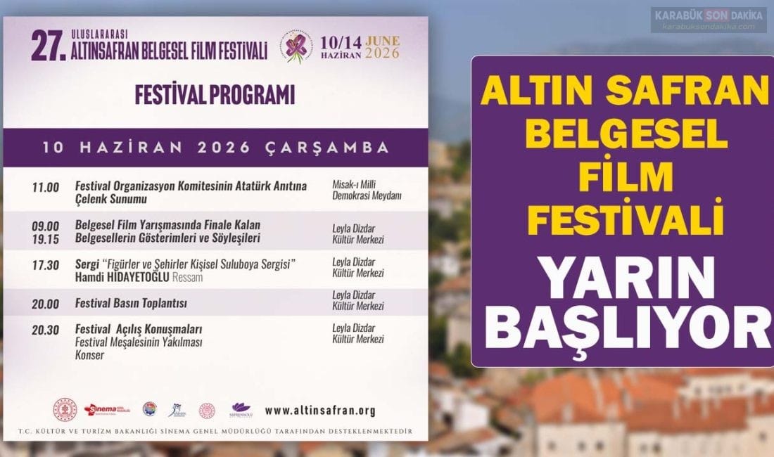 27. Uluslararası Altın Safran Belgesel Film Festivali kapılarını açıyor. İşte