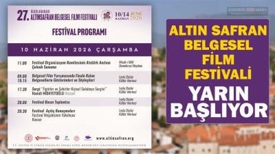 27. Uluslararası Altın Safran Belgesel Film Festivali kapılarını açıyor. İşte