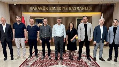Karabük Belediye Başkanı Özkan Çetinkaya, Enerjisa yetkililerini ağırlayarak kentteki enerji
