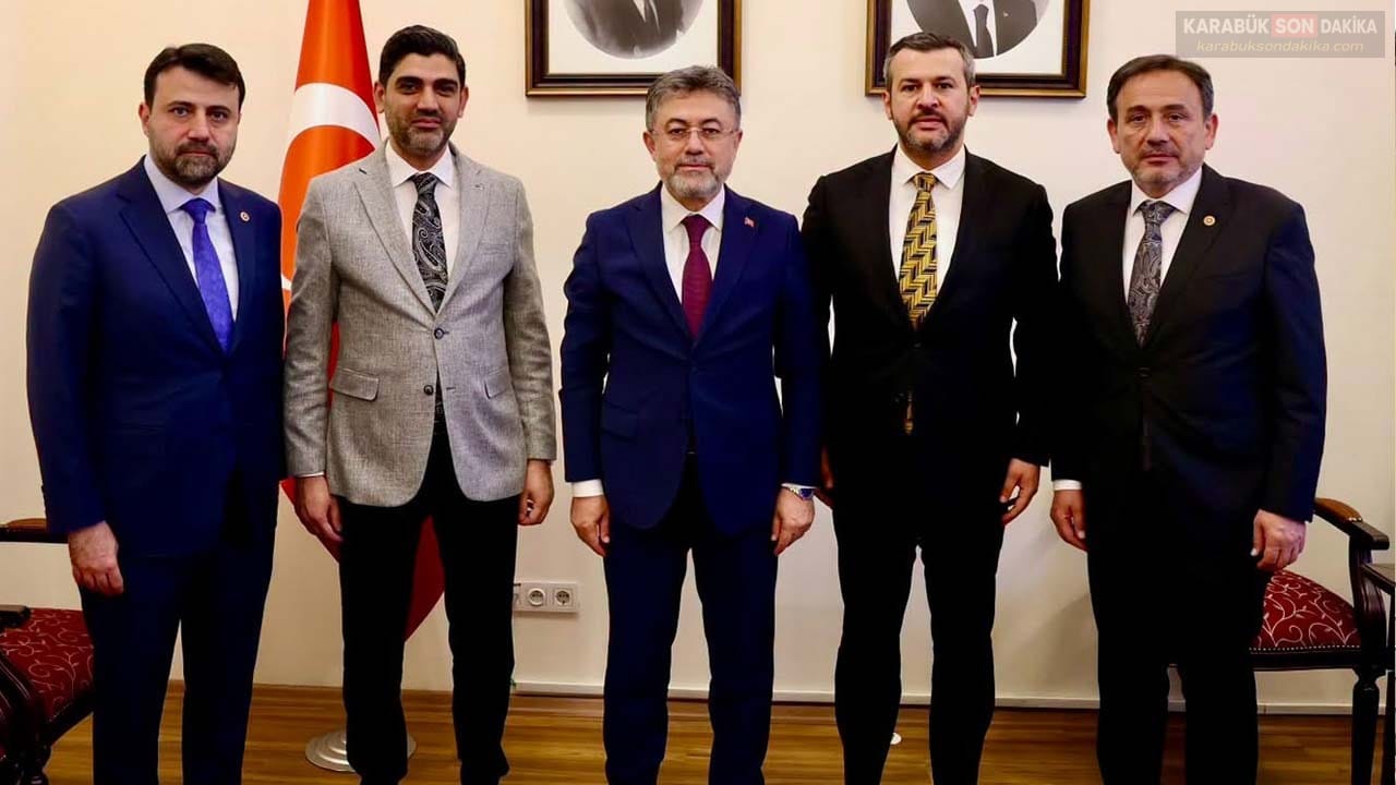 ÇETİNKAYA VE HEYETİNDEN BAKAN YUMAKLI'YA ZİYARET