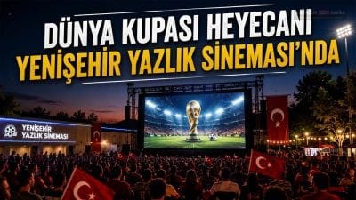 Karabük Belediyesi, Dünya Kupası heyecanını vatandaşlarla birlikte yaşatmak için Yenişehir