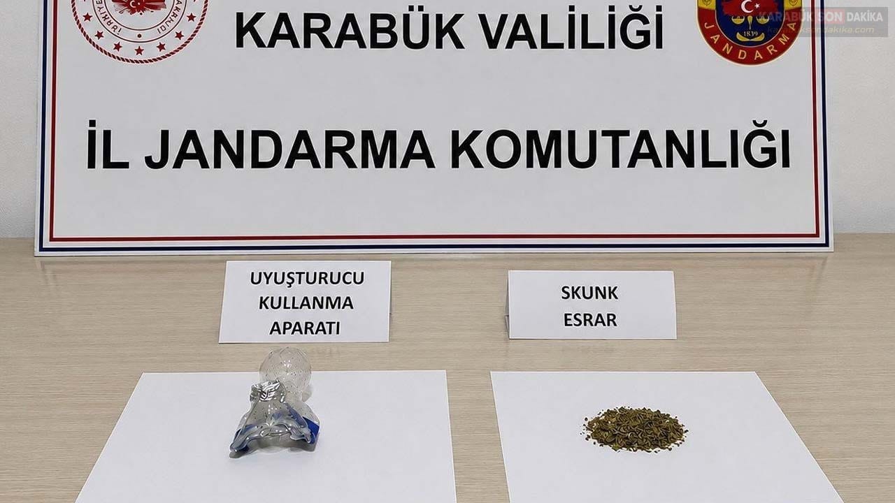 Karabük İl Jandarma Komutanlığı ekipleri tarafından düzenlenen operasyonlarda 7 şüpheli