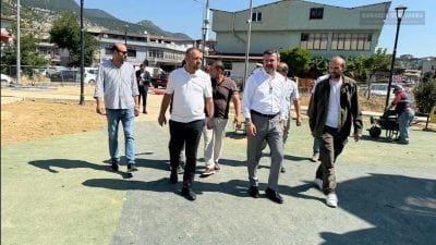 Karabük Belediyesi tarafından yapımı süren 4 yeni tema parkta çalışmalar