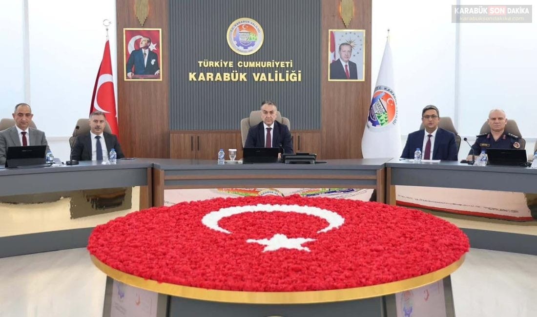 Karabük’te İl Göç Koordinasyon Kurulu Toplantısı Vali Oktay Çağatay başkanlığında