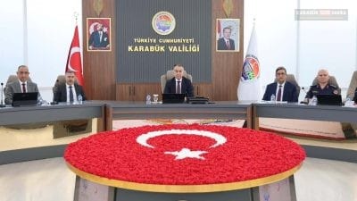 Karabük’te İl Göç Koordinasyon Kurulu Toplantısı Vali Oktay Çağatay başkanlığında