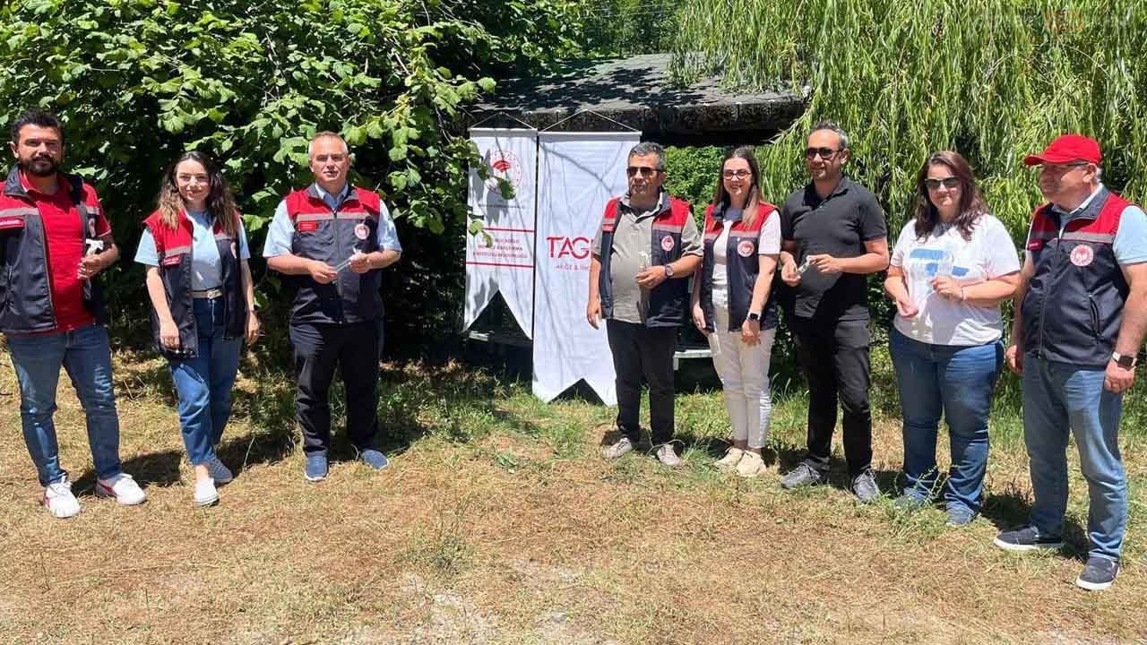 KARABÜK'TE KOKARCAYA KARŞI SAMURAY ARICIKLARI SAHADA
