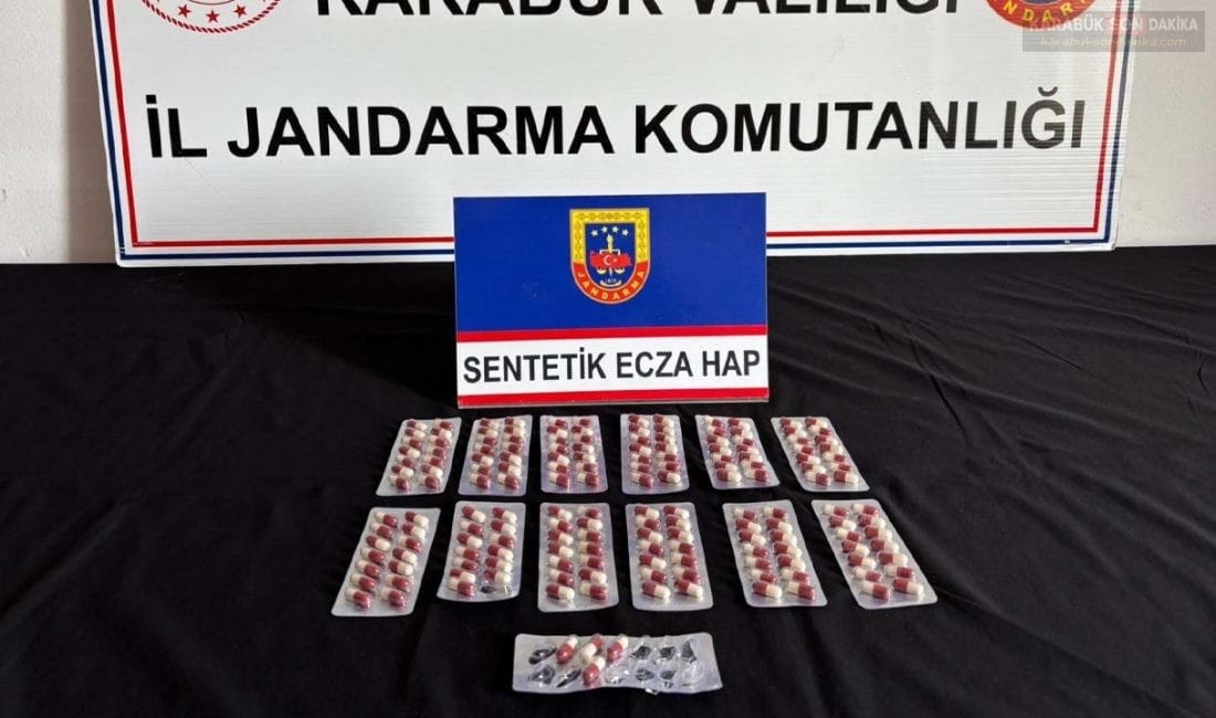 Karabük'te jandarma ekiplerinin düzenlediği iki ayrı uyuşturucu operasyonunda 171 sentetik