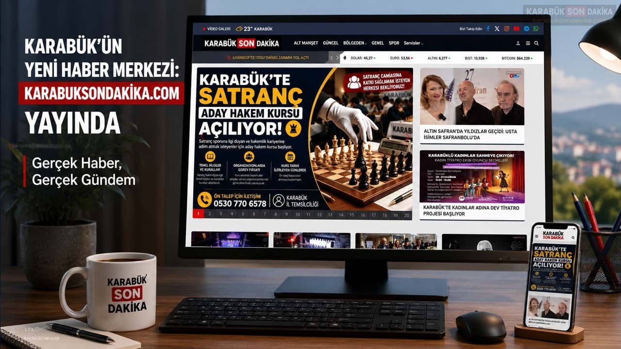 KARABÜK’ÜN YENİ HABER MERKEZİ: KARABUKSONDAKIKA.COM YAYINDA