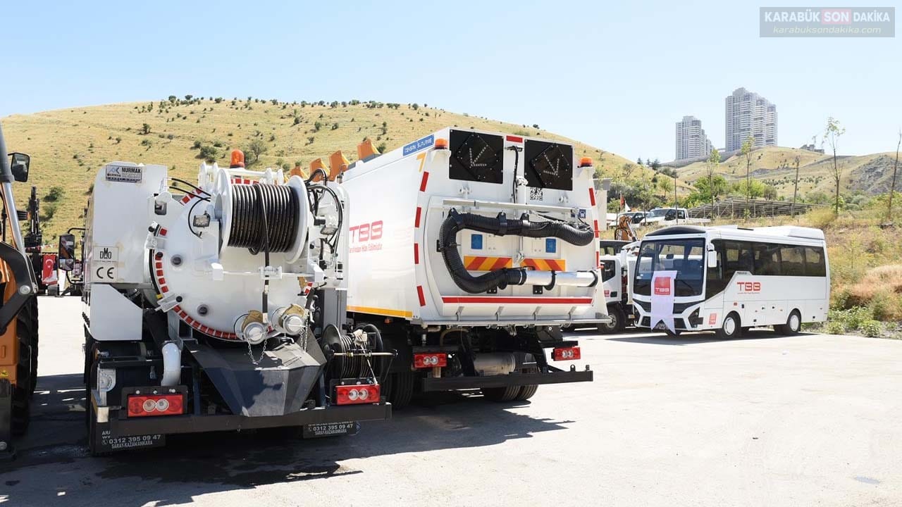 SAFRANBOLU BELEDİYESİNE TBB'DEN VİDANJÖR DESTEĞİ