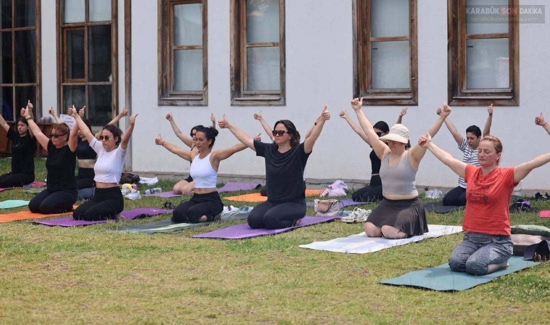 Safranbolu Belediyesi, 21 Haziran Dünya Yoga Günü kapsamında düzenlediği Yoga