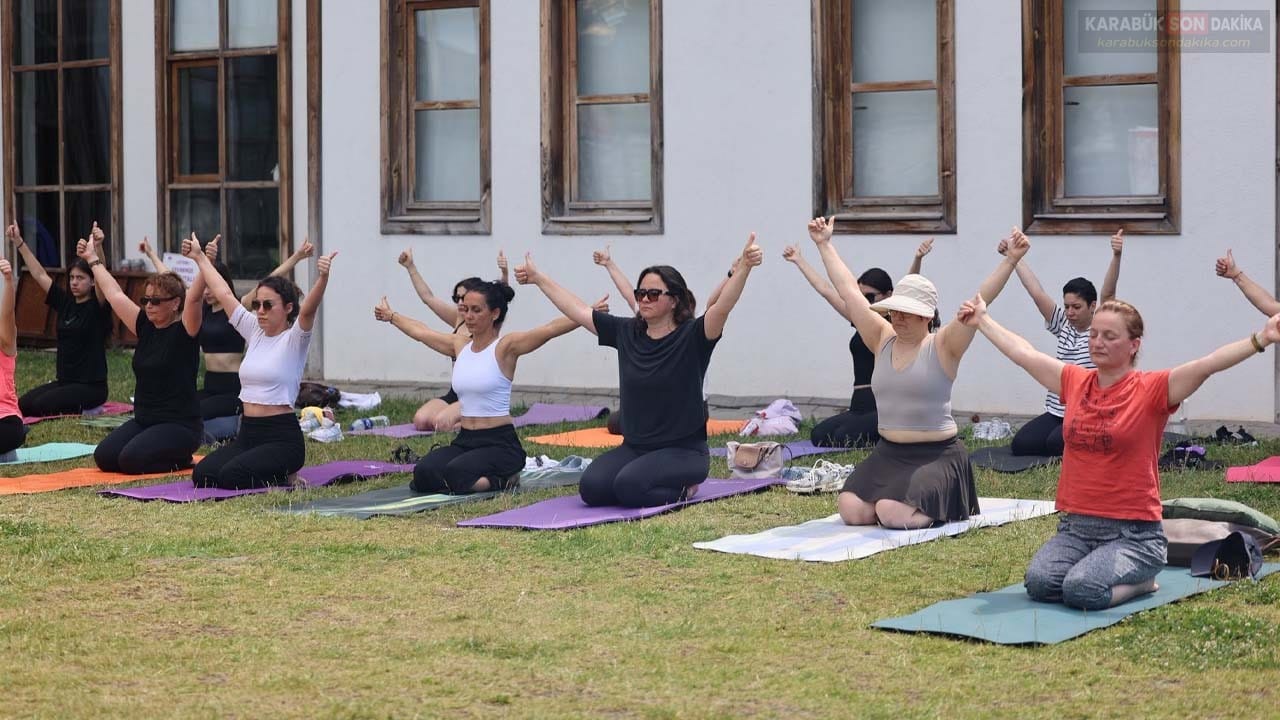 Safranbolu Belediyesi, 21 Haziran Dünya Yoga Günü kapsamında düzenlediği Yoga