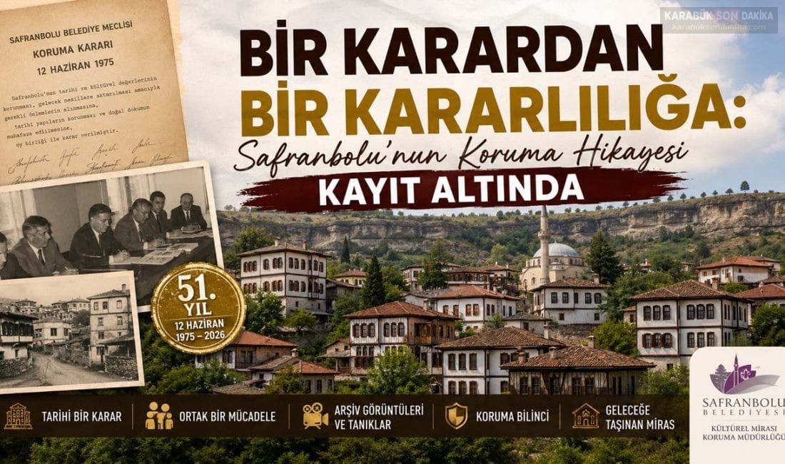 SAFRANBOLU’NUN YARIM ASIRLIK KORUMA HİKAYESİ BELGESEL OLDU Safranbolu'da tarihi koruma kararının alınışının 51. yılına özel hazırlanan video