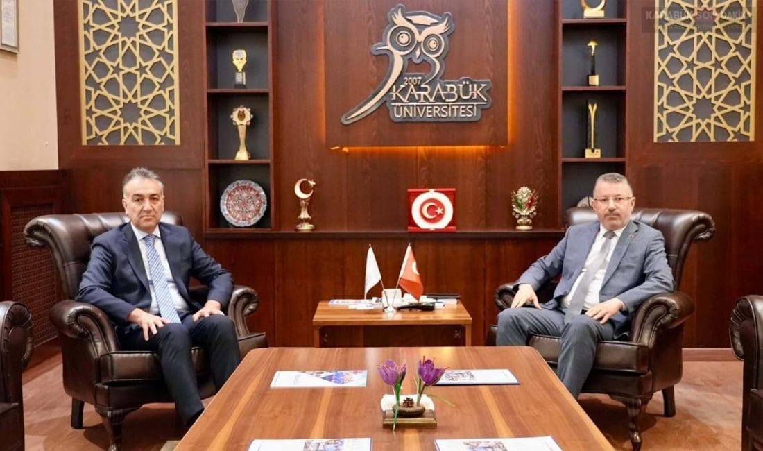 Karabük Valisi Oktay Çağatay, Karabük Üniversitesi Rektörü Prof. Dr. Fatih
