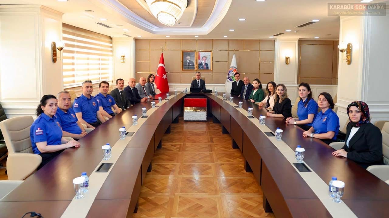 VALİ OKTAY ÇAĞATAY CEZA İNFAZ PERSONELİNİ MAKAMINDA KABUL ETTİ