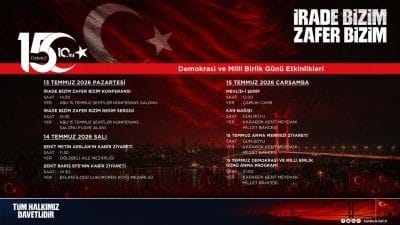 Karabük'te 15 Temmuz Demokrasi ve Millî Birlik Günü'nün 10. yılı