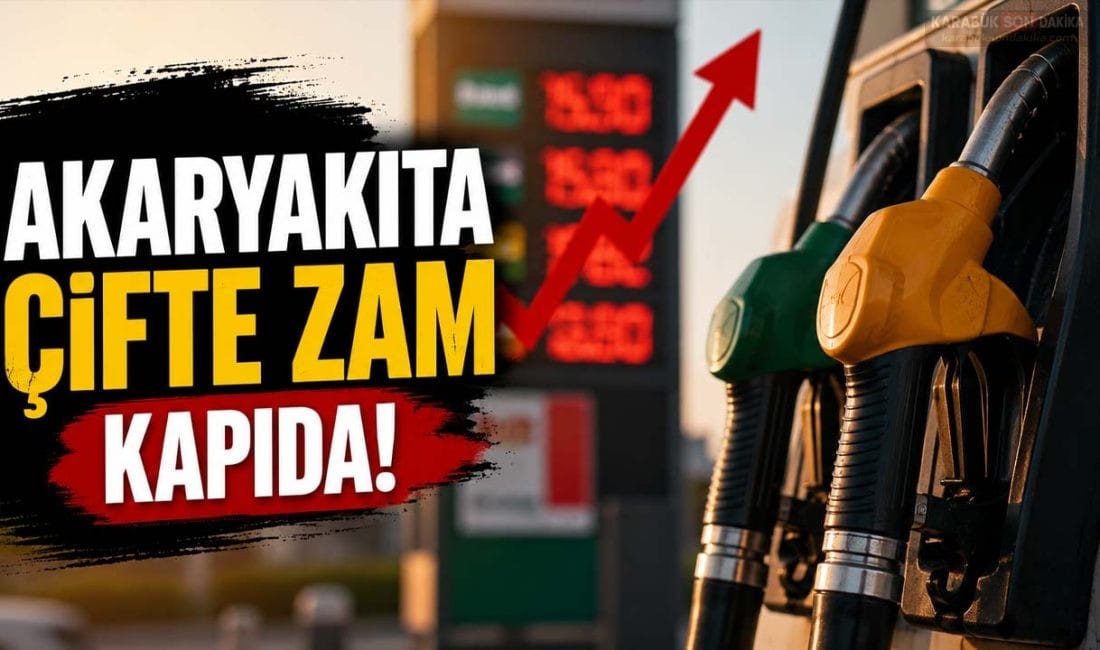 AKARYAKITTA ÇİFTE ZAM KAPIDA: MOTORİNE 3,90 TL, BENZİNE 1 TL ARTIŞ BEKLENİYOR Akaryakıt fiyatlarında yeni zam beklentisi gündemde. Sektör kaynaklarından edinilen bilgilere