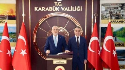 Çalışma ve Sosyal Güvenlik Bakanı Vedat Işıkhan, Karabük'te Valilik ve