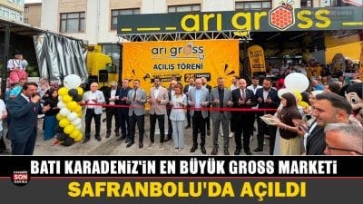 Karabük ve Batı Karadeniz'in en büyük gross marketi olma özelliğini