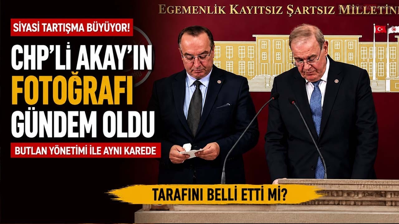 CHP'Lİ AKAY'IN FOTOĞRAFI SİYASİ TARTIŞMA YARATTI 1 CHP'Lİ AKAY'IN FOTOĞRAFI SİYASİ TARTIŞMA YARATTI