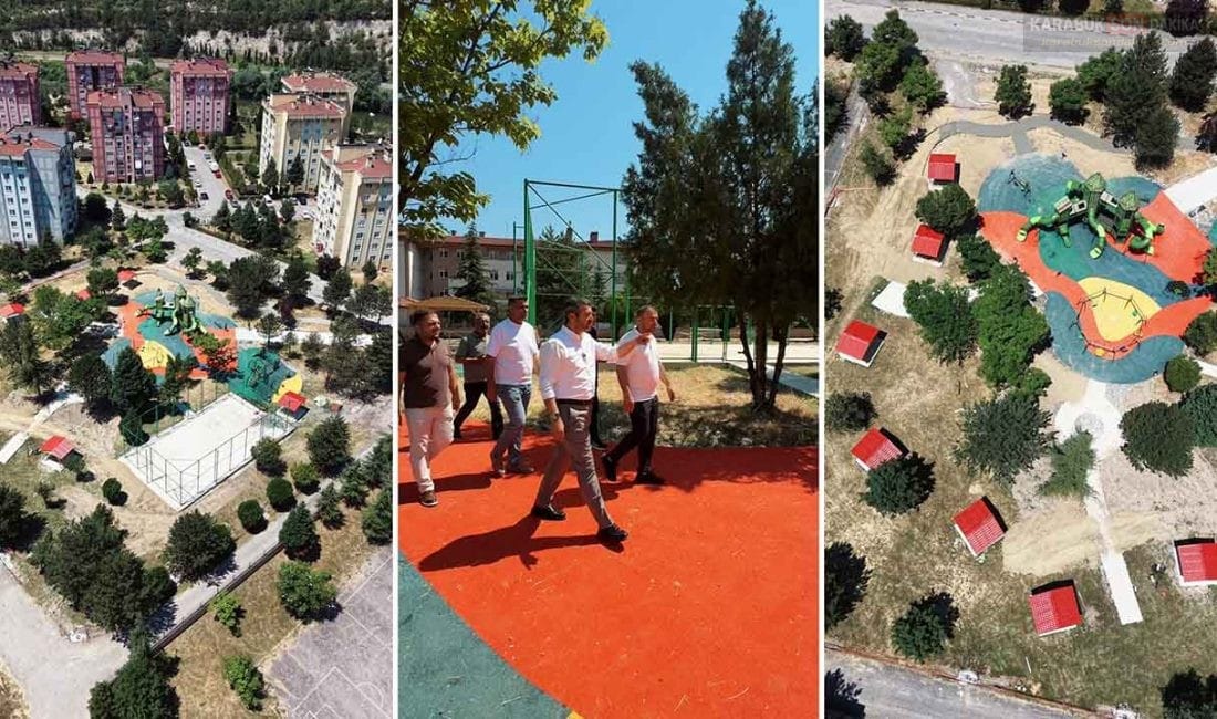 FATİH MAHALLESİ TOKİ TEMA PARKI İÇİN GERİ SAYIM BAŞLADI Karabük Belediyesi tarafından Fatih Mahallesi’nde yapımı süren TOKİ Tema Parkı'nda