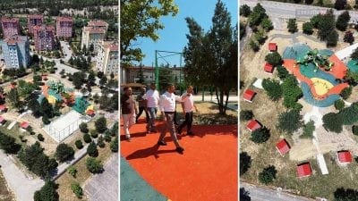 FATİH MAHALLESİ TOKİ TEMA PARKI İÇİN GERİ SAYIM BAŞLADI Karabük Belediyesi tarafından Fatih Mahallesi’nde yapımı süren TOKİ Tema Parkı'nda