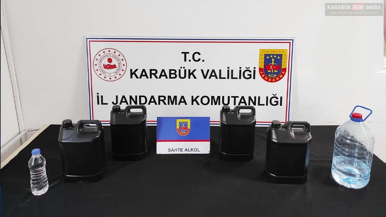 Karabük'te jandarma ekiplerinin düzenlediği iki ayrı operasyonda 598 sentetik hap