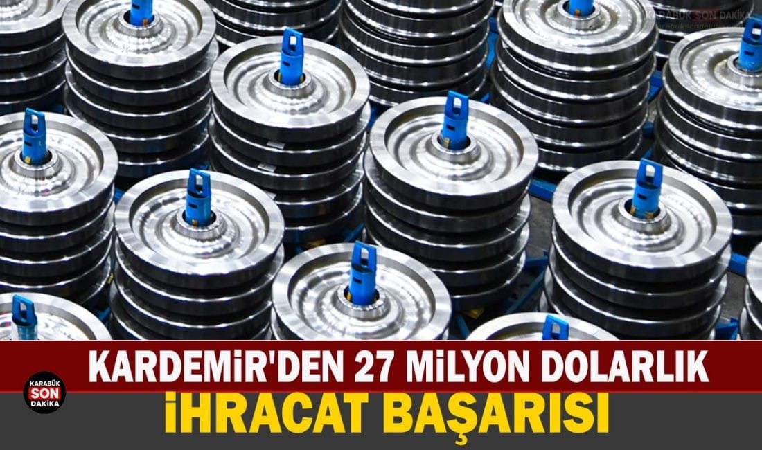 KARDEMİR’DEN 27 MİLYON DOLARLIK DEV İHRACAT BAŞARISI KARDEMİR, Cezayir Ulusal Demiryolu Taşımacılığı Şirketi'nin açtığı uluslararası ihaleyi kazanarak