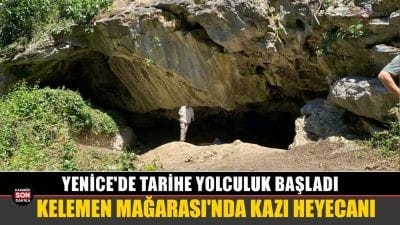 Karabük'ün Yenice ilçesindeki Kelemen Mağarası'nda arkeolojik kazı çalışmaları başladı. Uzmanlar,