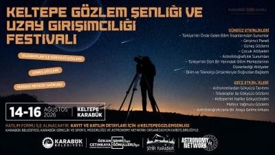 Karabük'te bu yıl ilk kez düzenlenecek Keltepe Gözlem Şenliği ve