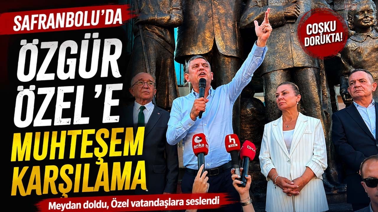 ÖZGÜR ÖZEL'E SAFRANBOLU'DA MUHTEŞEM KARŞILAMA 2 ÖZGÜR ÖZEL'E SAFRANBOLU'DA MUHTEŞEM KARŞILAMA