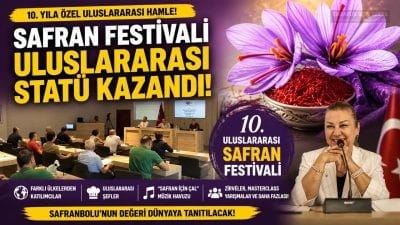 Safranbolu'nun dünyaca ünlü safranı için düzenlenen festival, 10. yılında uluslararası