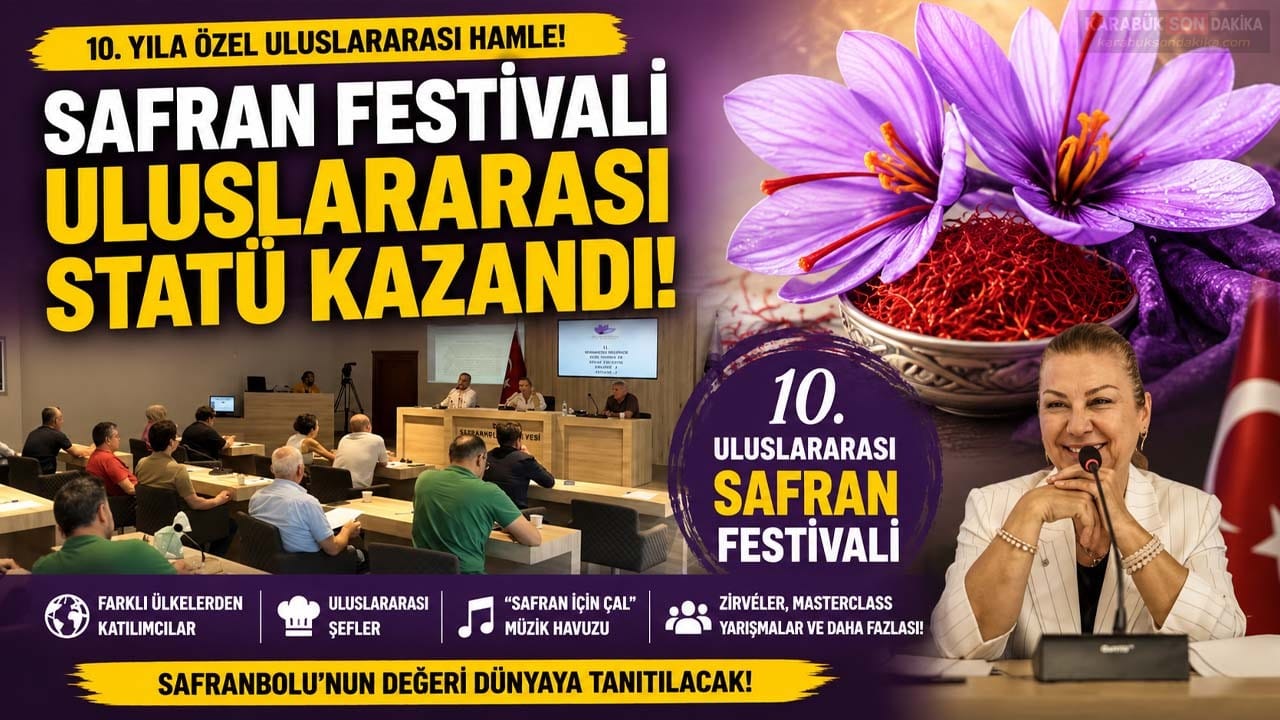 Safranbolu'nun dünyaca ünlü safranı için düzenlenen festival, 10. yılında uluslararası