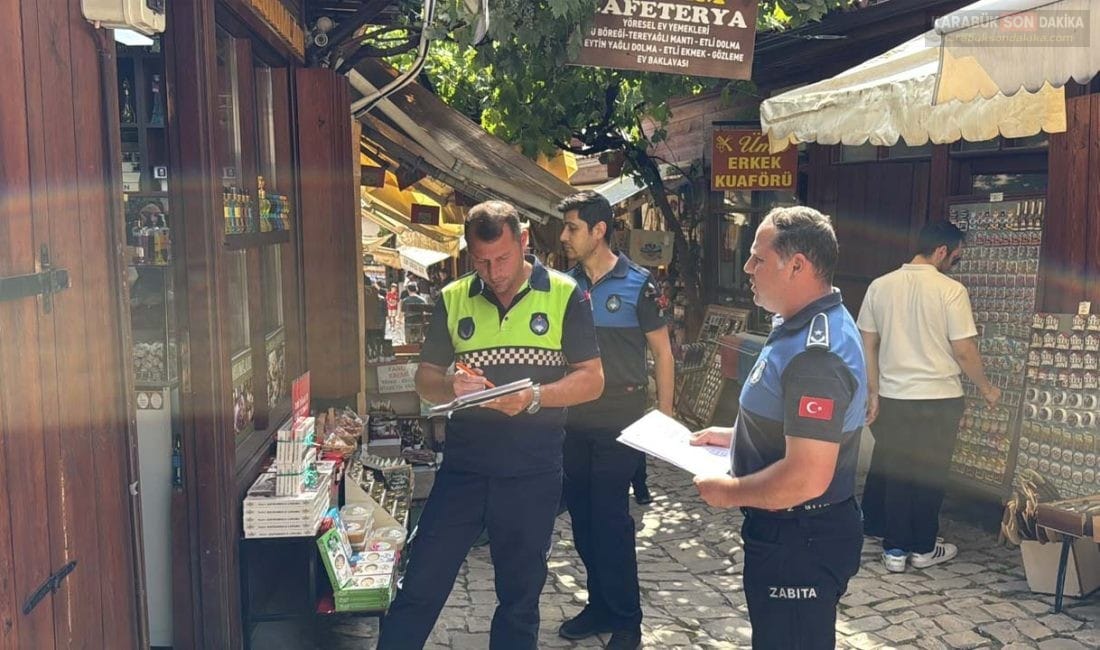 Safranbolu Belediyesi, Tarihi Çarşı'da turistleri rahatsız eden çığırtkanlığa karşı denetim