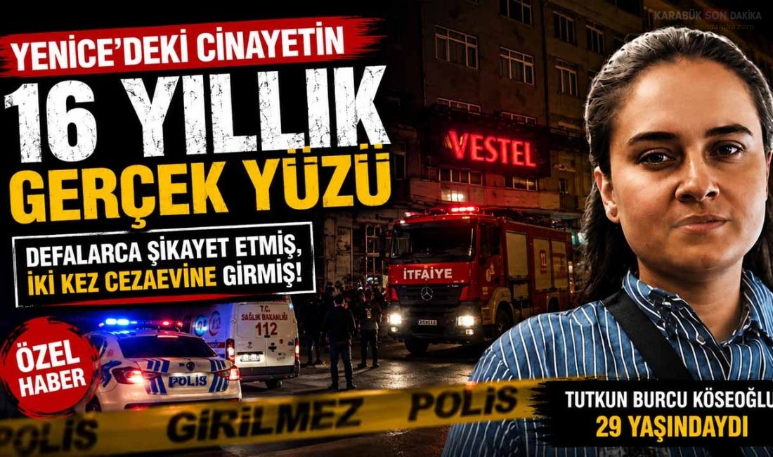 Karabük'ün Yenice ilçesinde 29 yaşındaki Tutkun Burcu Köseoğlu'nun hayatını kaybettiği