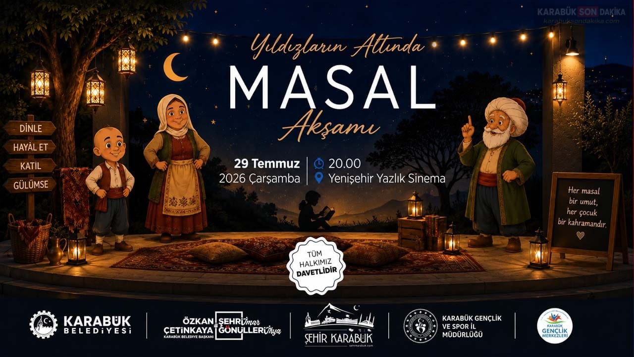 YENİŞEHİR YAZLIK SİNEMA'DA ÇOCUKLAR İÇİN MASAL GECESİ